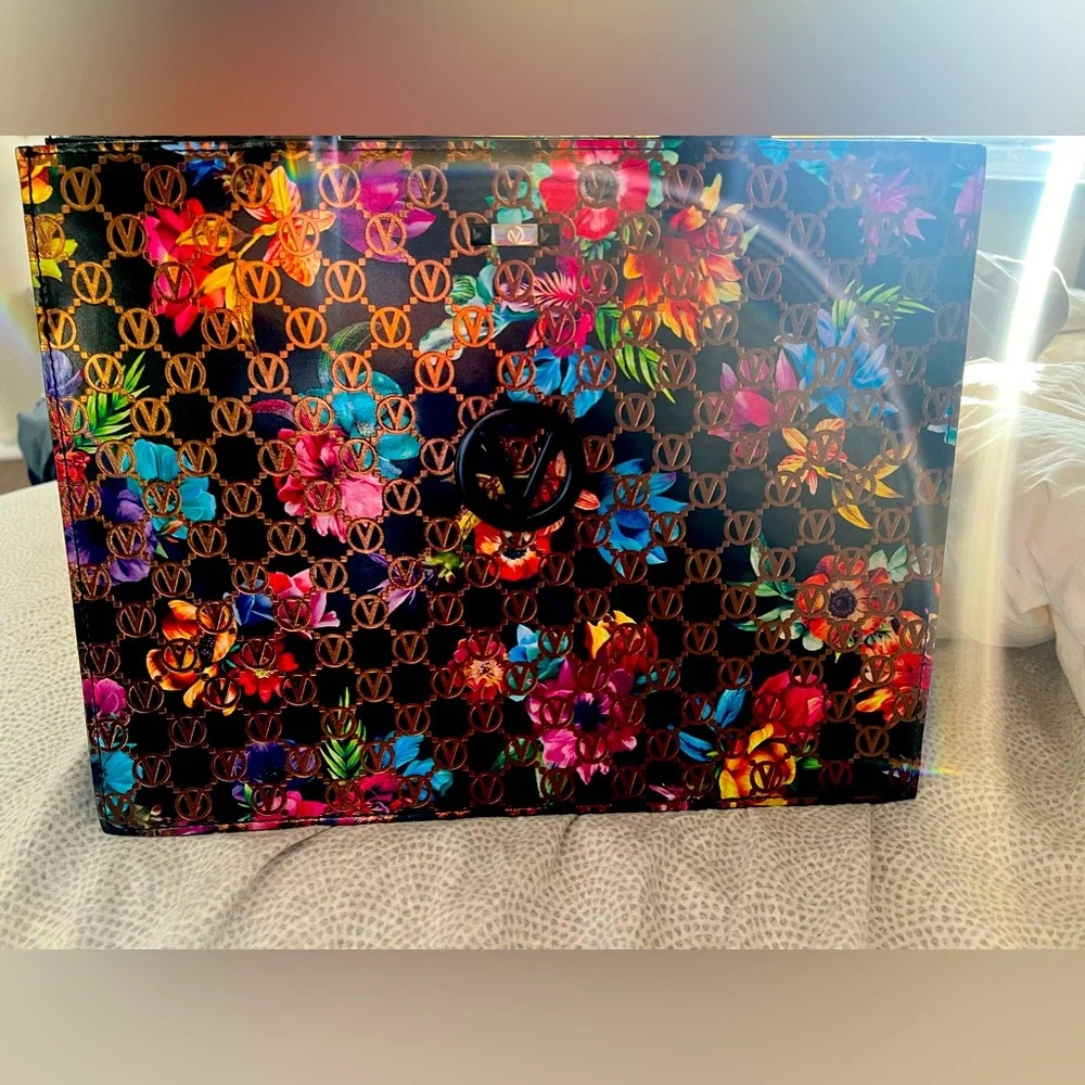 Valentino by Mario Valentino Victoria Flowery Monogram Tote bag LIKE NEW! RARE